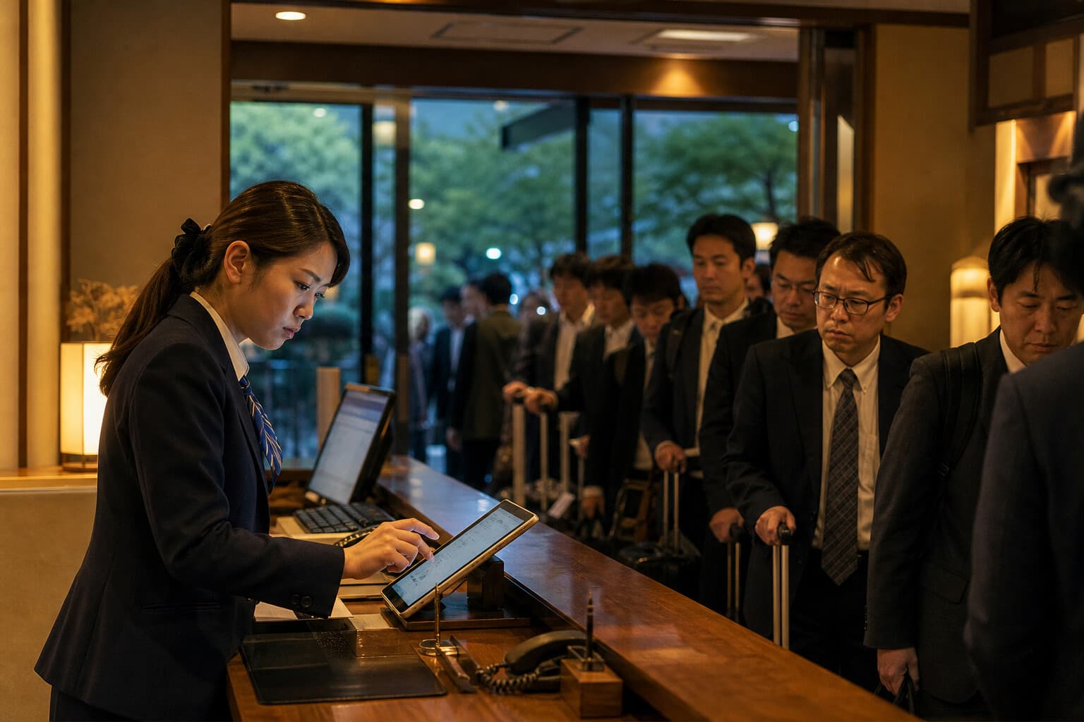 ビジネスホテルあるある25選|大量チェックインをDXで乗り切る方法