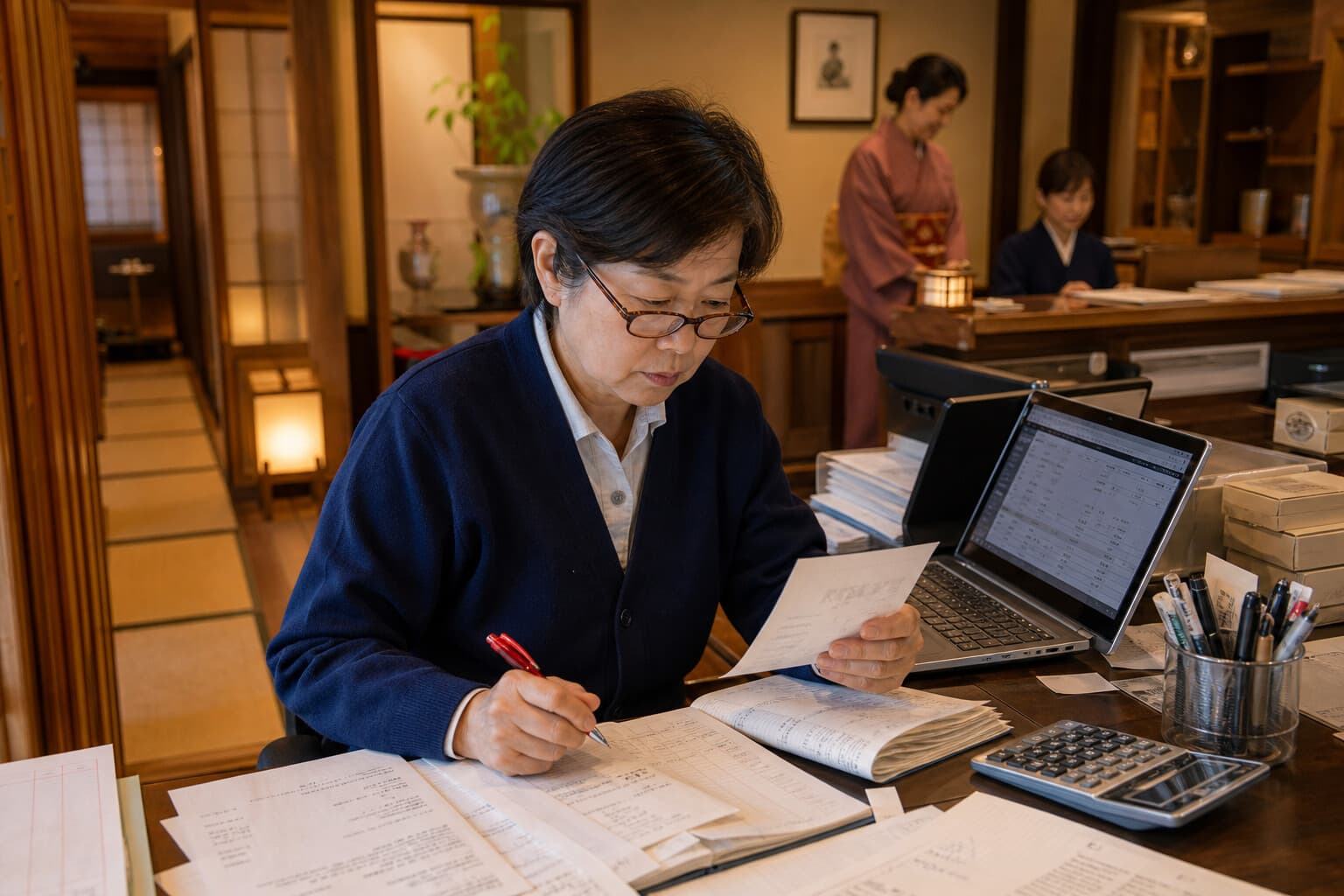 電子帳簿保存法 ホテル対応ガイド|帳簿・領収書7ステップ保存法
