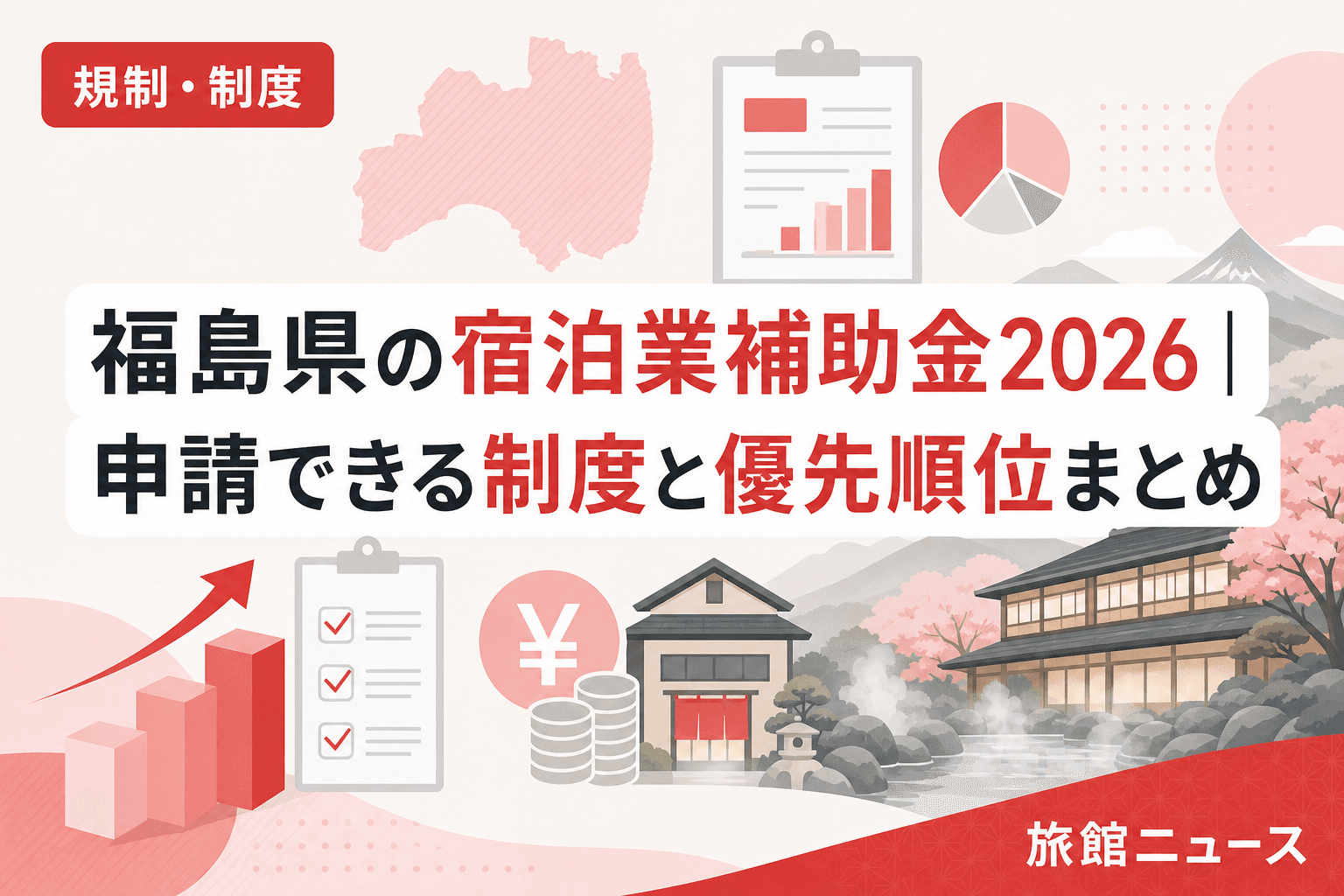 福島県の宿泊業補助金2026|申請できる制度と優先順位まとめ